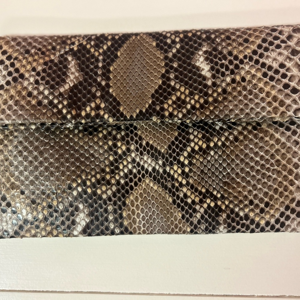 Parker and Hyde python clutch bag new with tag